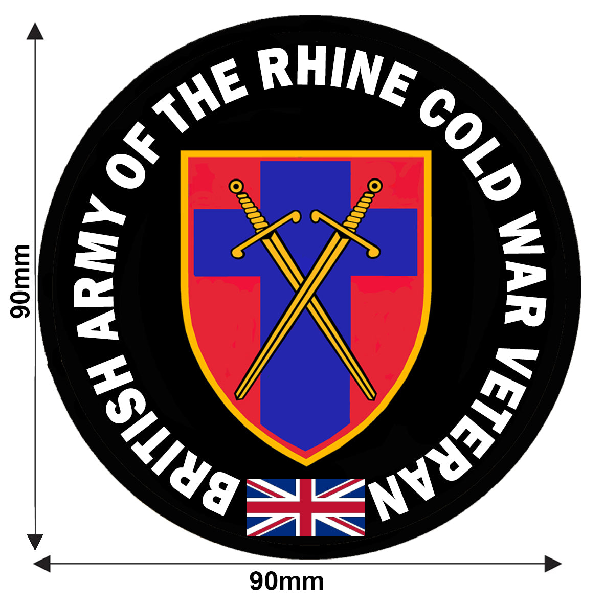 BAOR VETERAN Sticker British Army of the Rhine