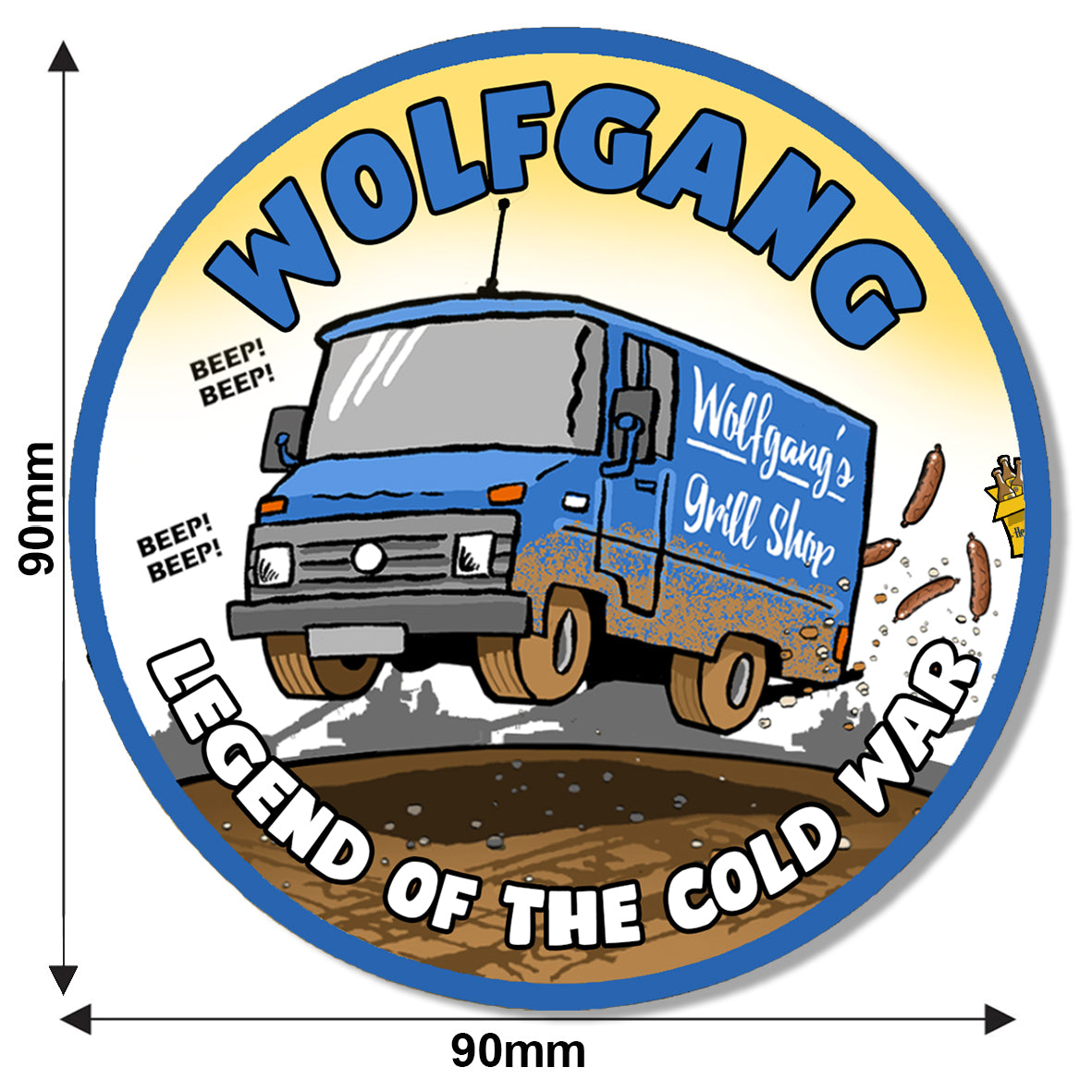 BAOR Wolfgang Legend Car Sticker Gift for Veterans