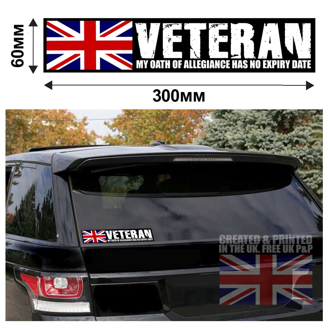 Endex Gifts - Military Stickers - British Veterans - Car Sticker