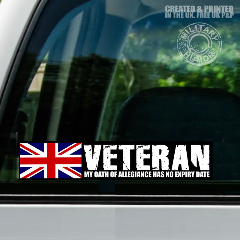 Endex Gifts - Military Stickers - British Veterans - Car Sticker