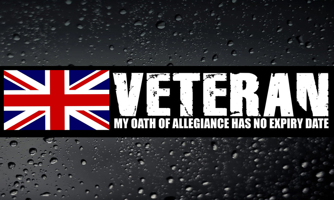 Endex Gifts - Military Stickers - British Veterans - Car Sticker