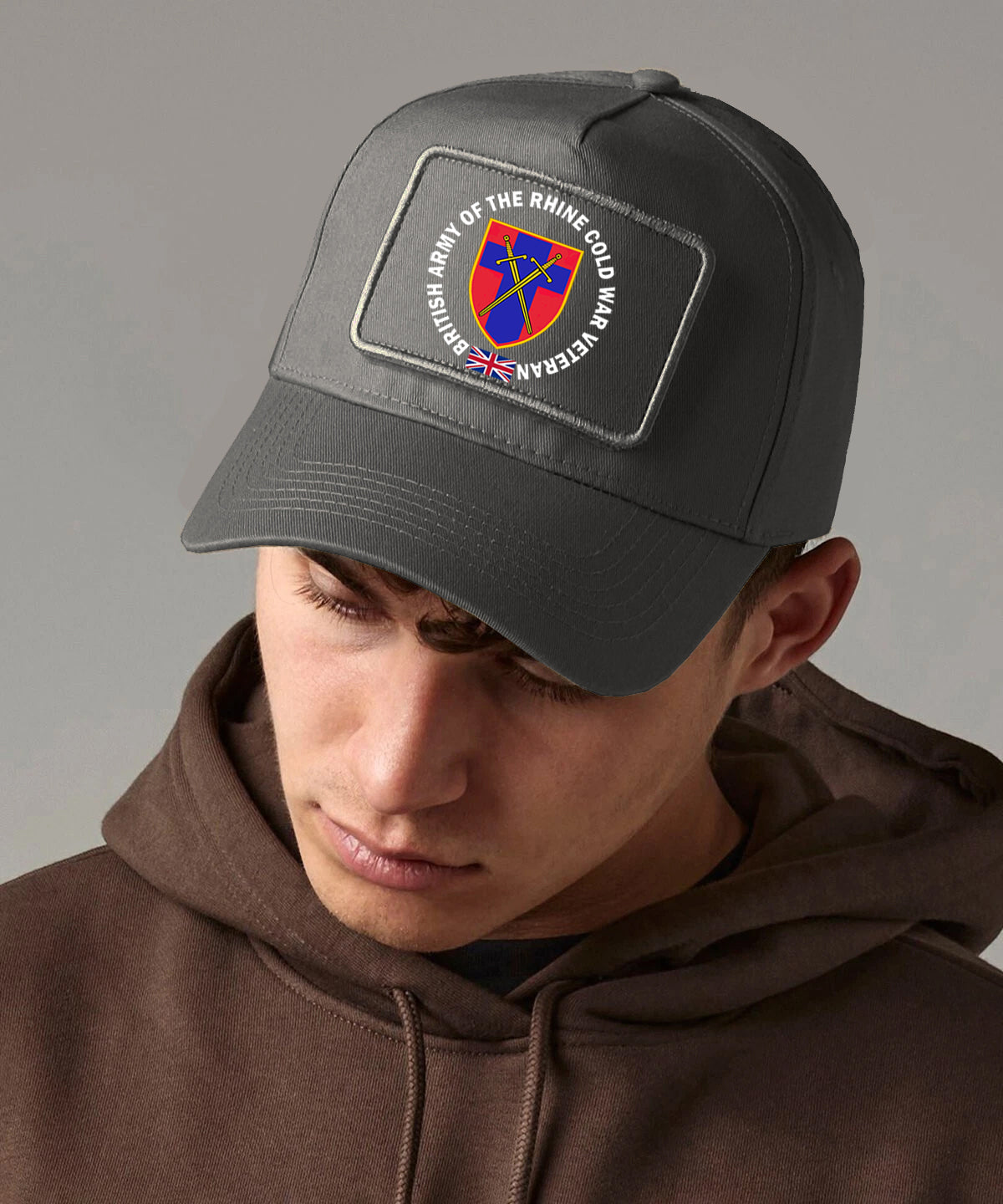 BAOR Cap British Army of the Rhine Removable Patch Hat Cold War Veteran Cap