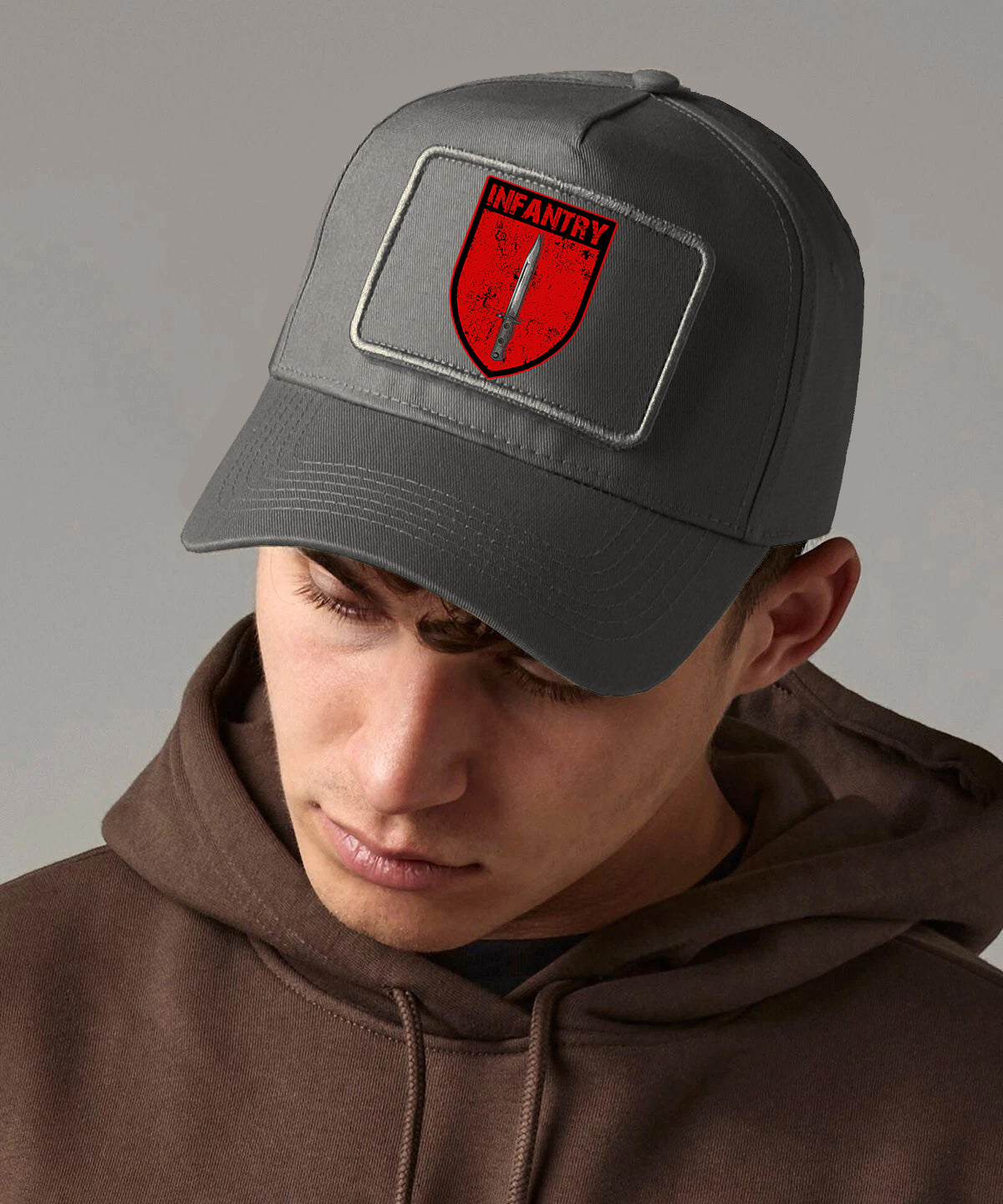 Infantry Cap Removable Patch Military Hat British Army Infantry Tactical Cap