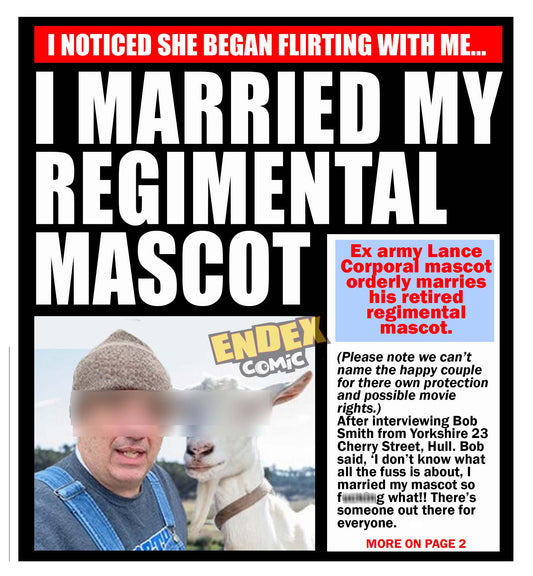 I MARRIED MY REGIMENTAL MASCOT