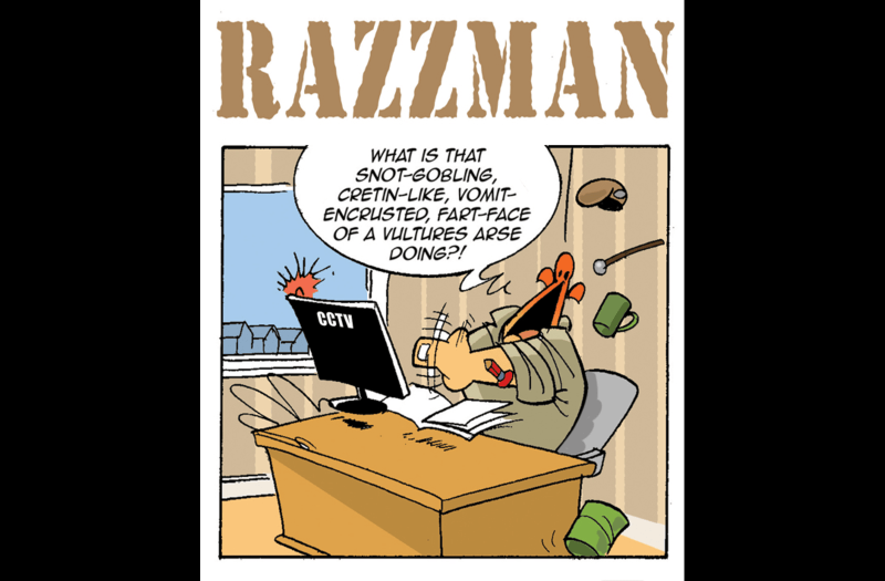 Cartoon Razman ENDEX COMIC