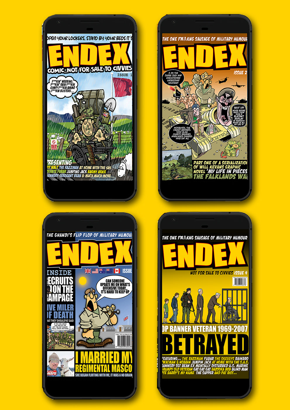 Endex Comic Bundle Issue 1–4 (DIGITAL EDITION) – Download Military Comic Book Bundle UK