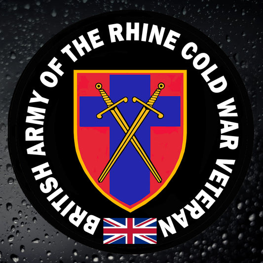 BAOR VETERAN Sticker British Army of the Rhine