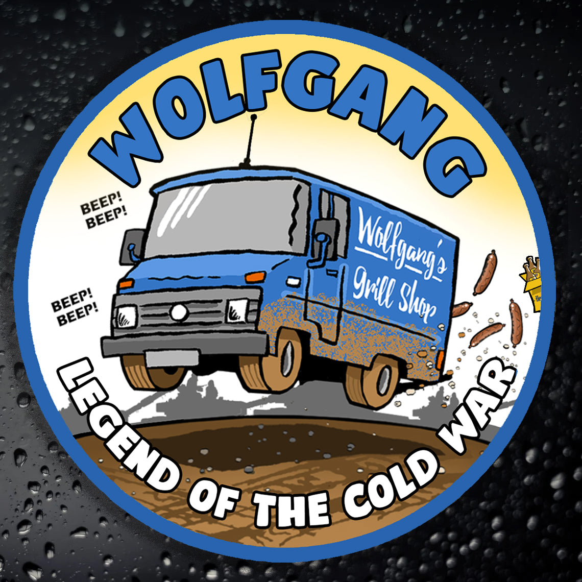 BAOR Wolfgang Legend Car Sticker Gift for Veterans