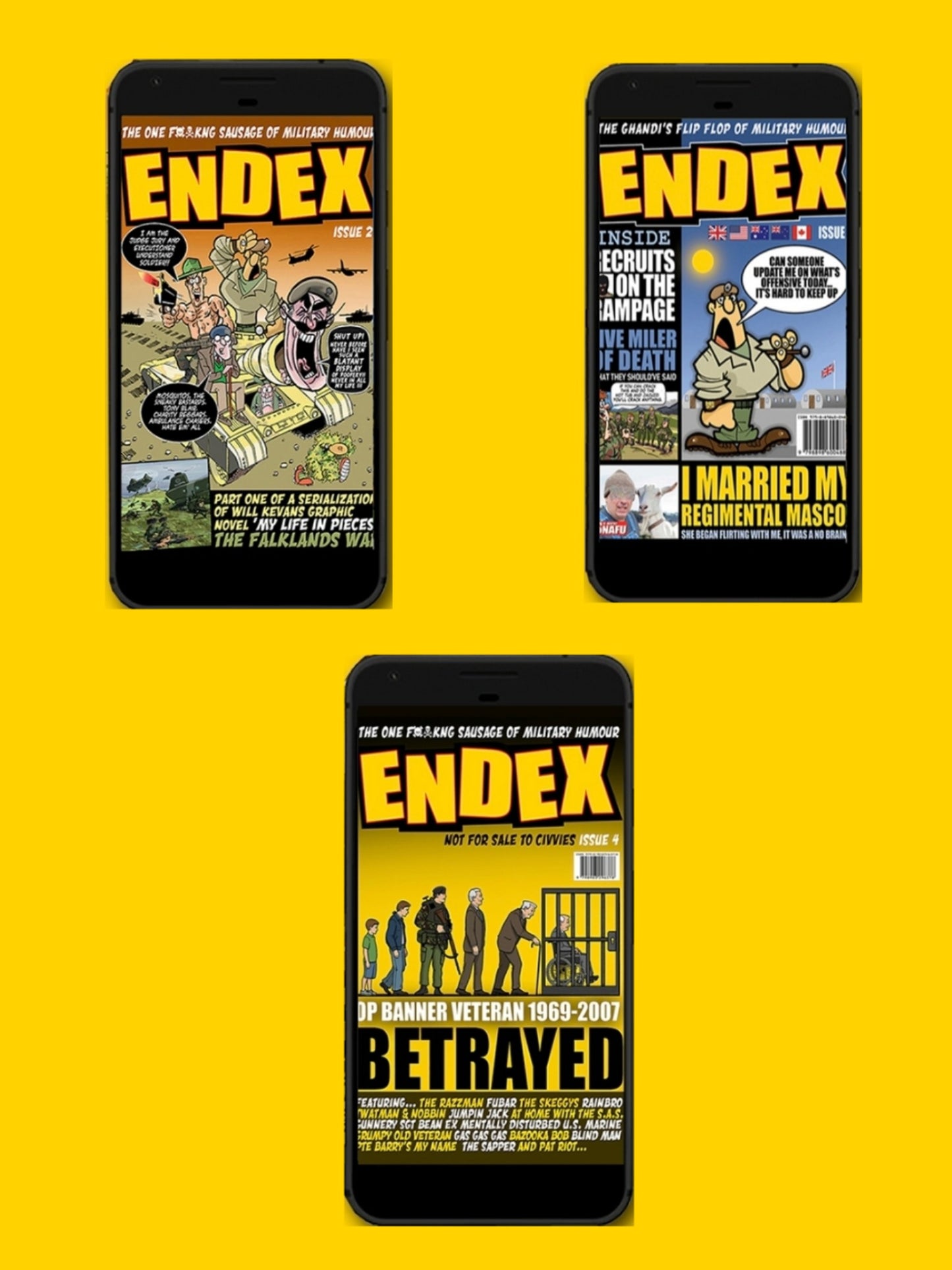 Endex Comic Bundle Issue 2–4 (DIGITAL EDITION) – Downloadable Military Comic Book Bundle UK