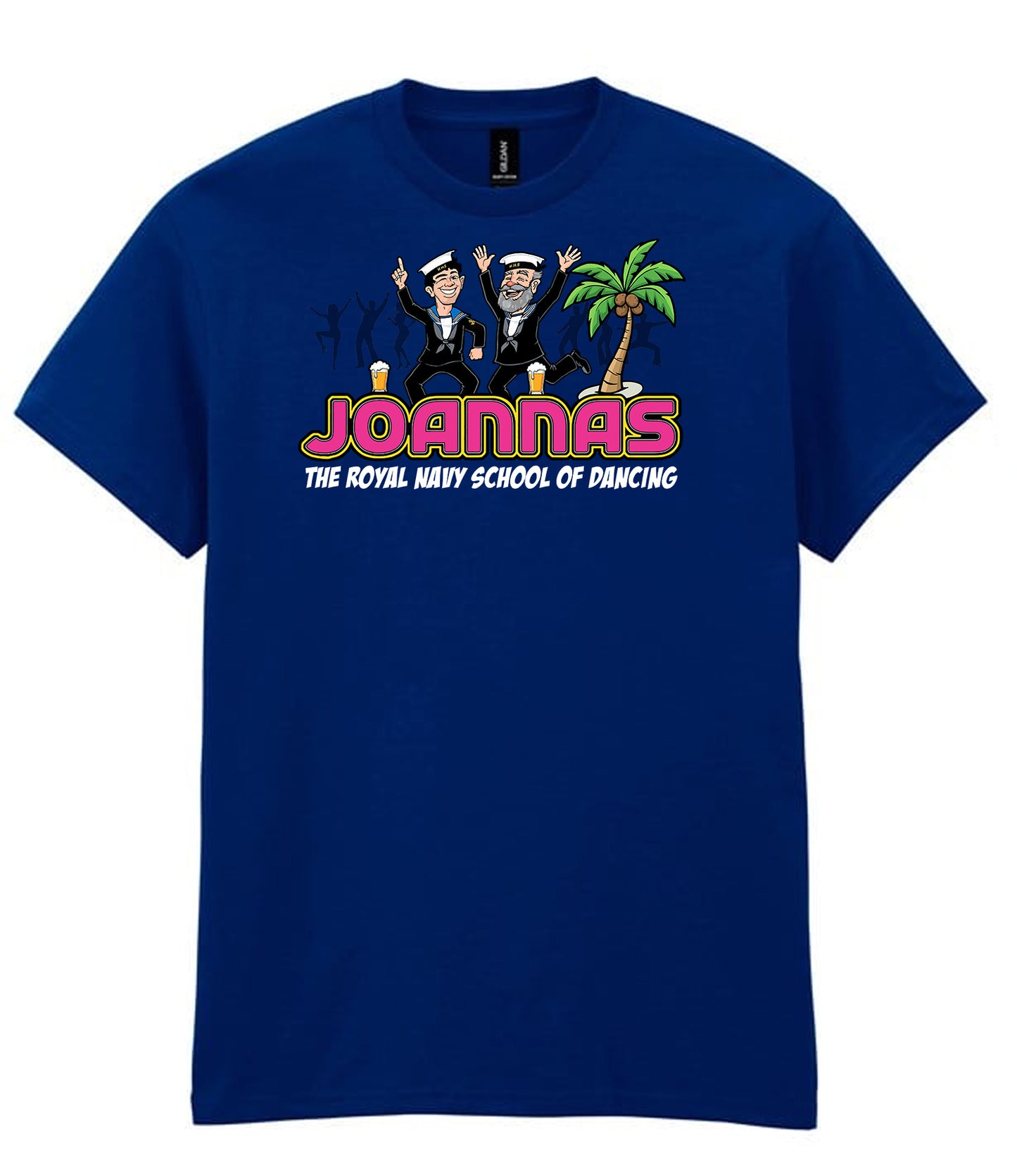 Joannas Royal Navy T-Shirt Royal Navy School of Dancing Humour Tee UK