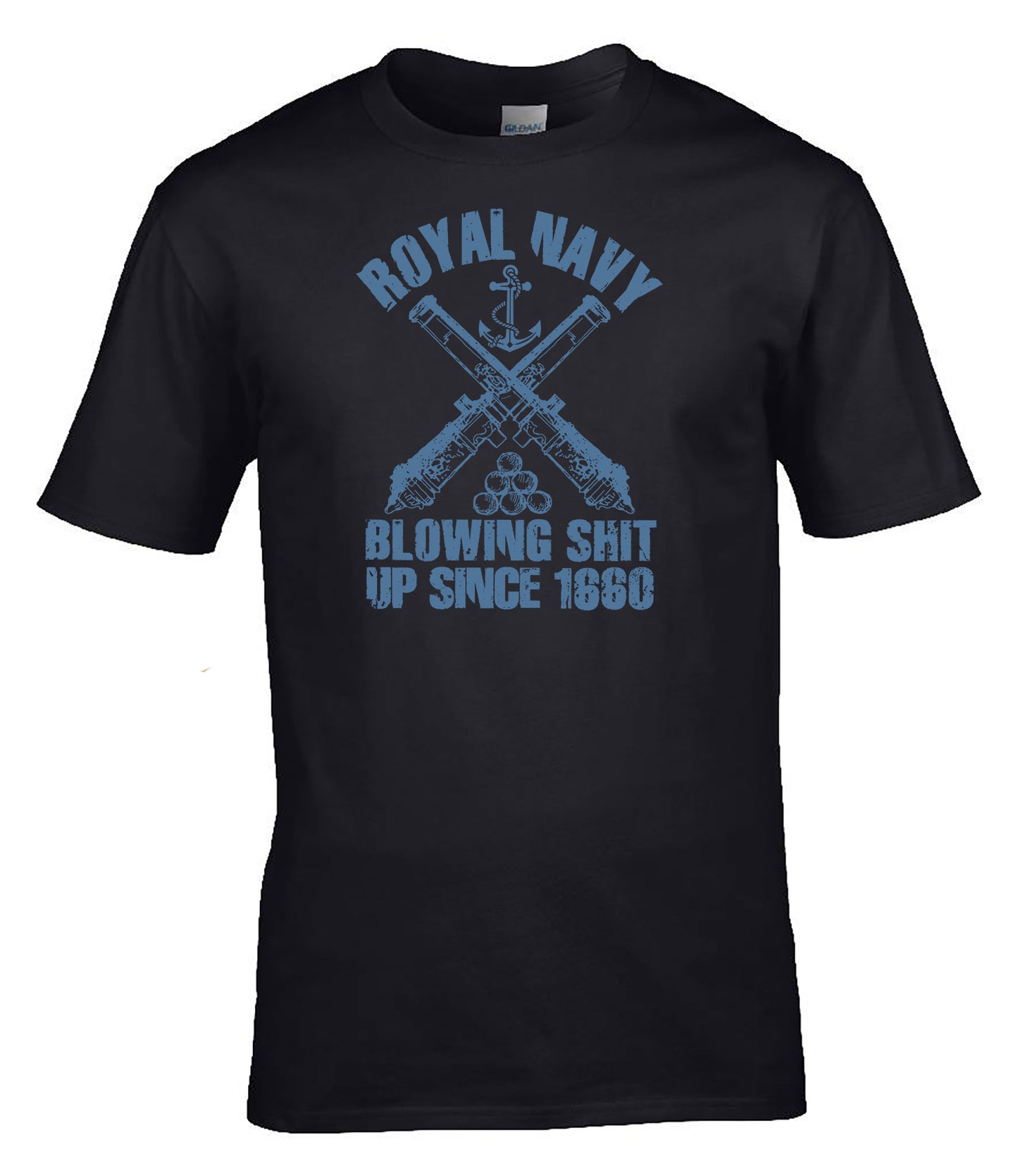 Royal Navy “Blowing Sh*t Up Since 1660” T-Shirt Navy Humour Tee