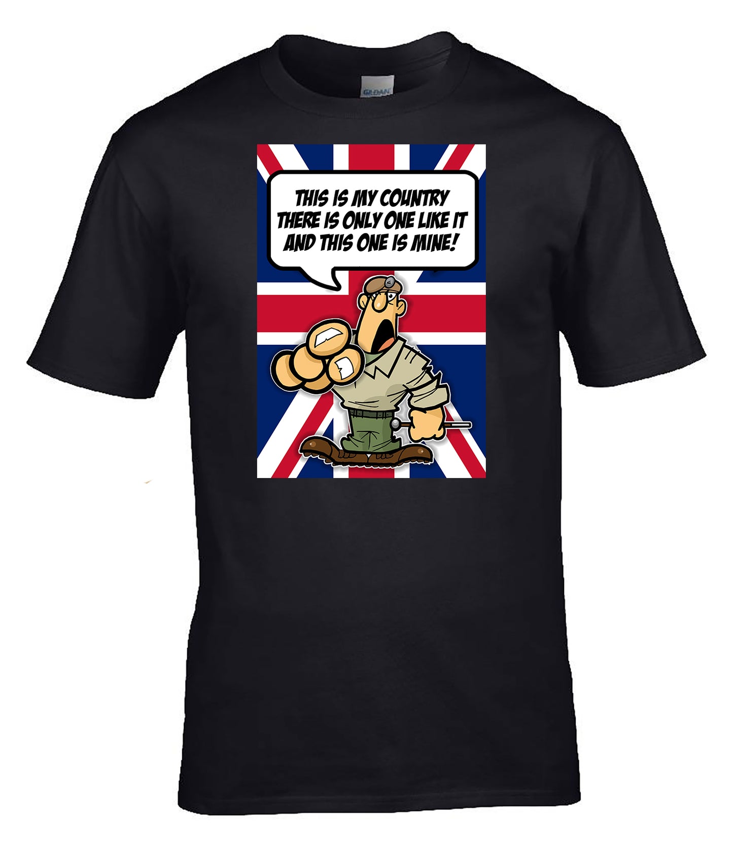 “This Is My Country” T-Shirt British Army Patriotic Humour Tee UK
