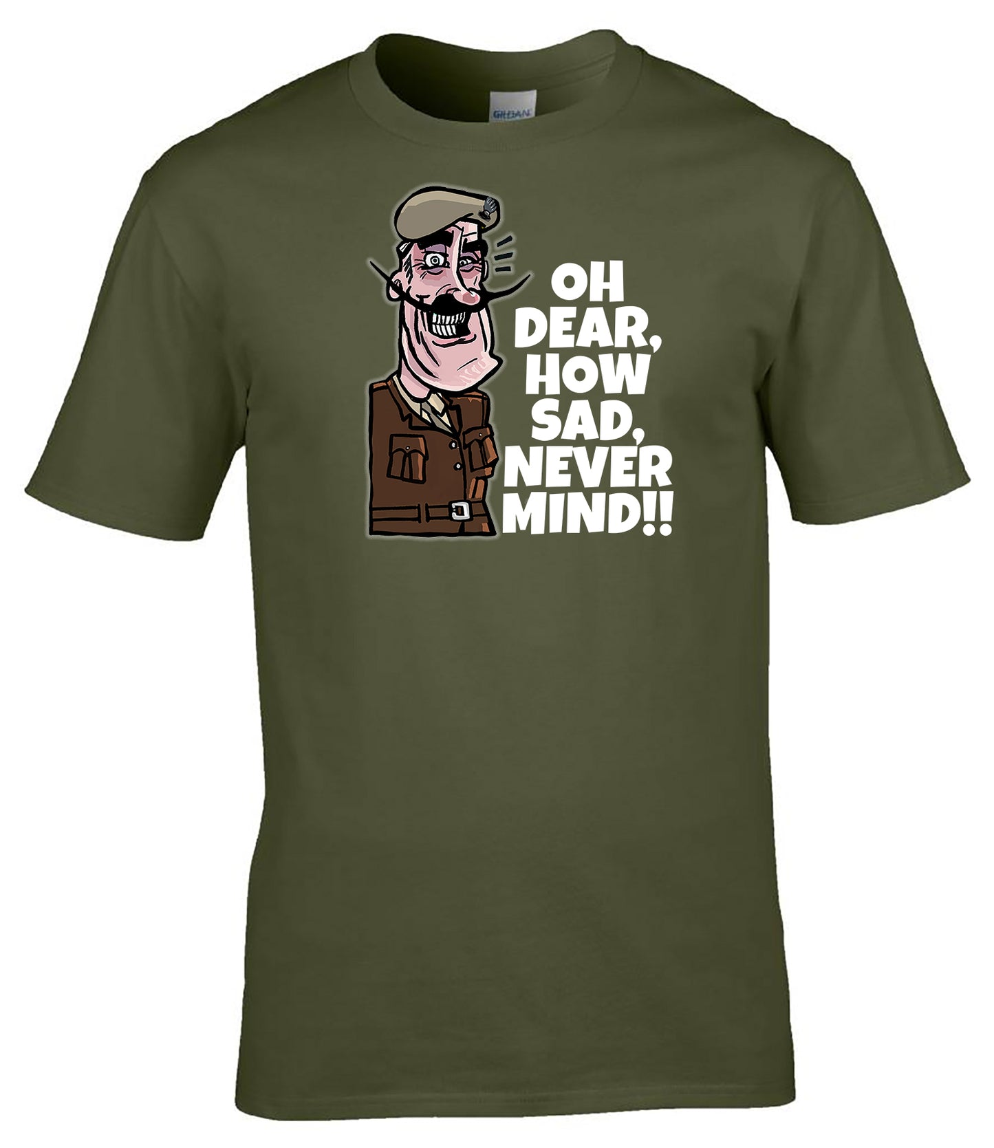 “Oh Dear, How Sad, Never Mind” T-Shirt Classic British Military Humour Tee