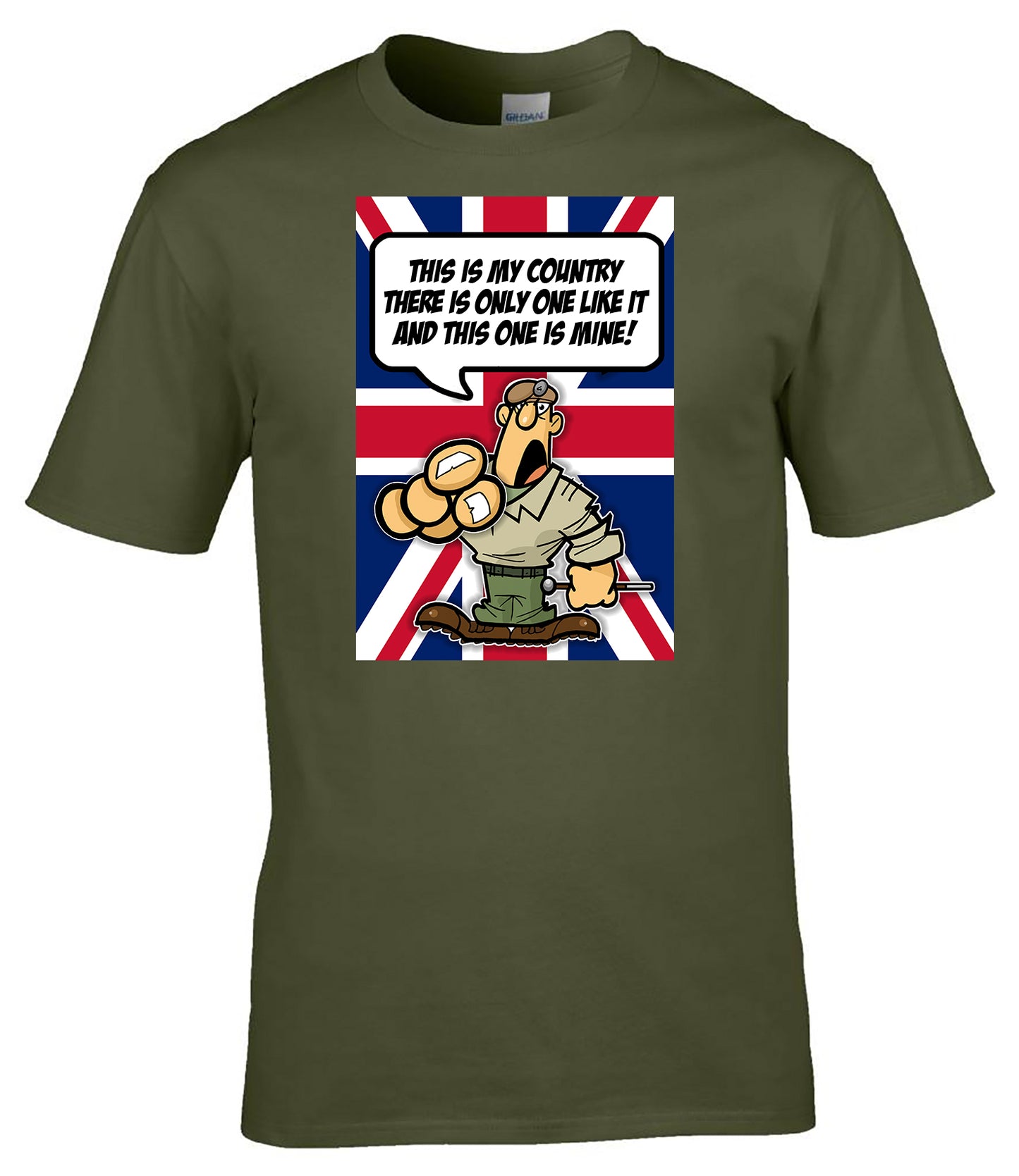 “This Is My Country” T-Shirt British Army Patriotic Humour Tee UK