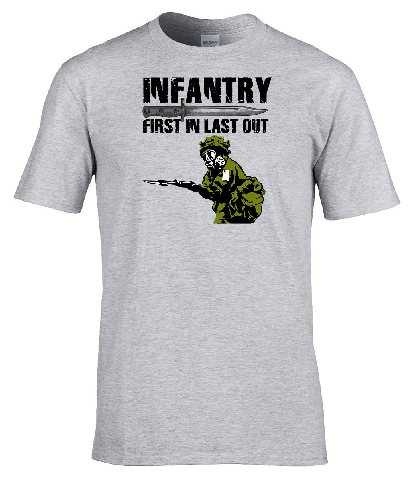 Infantry “First In Last Out” T-Shirt British Army Infantry Tee