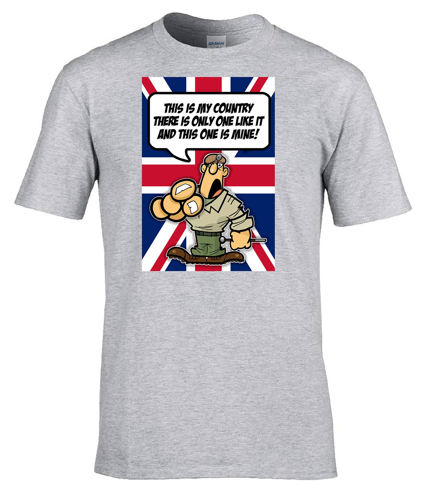 “This Is My Country” T-Shirt British Army Patriotic Humour Tee UK