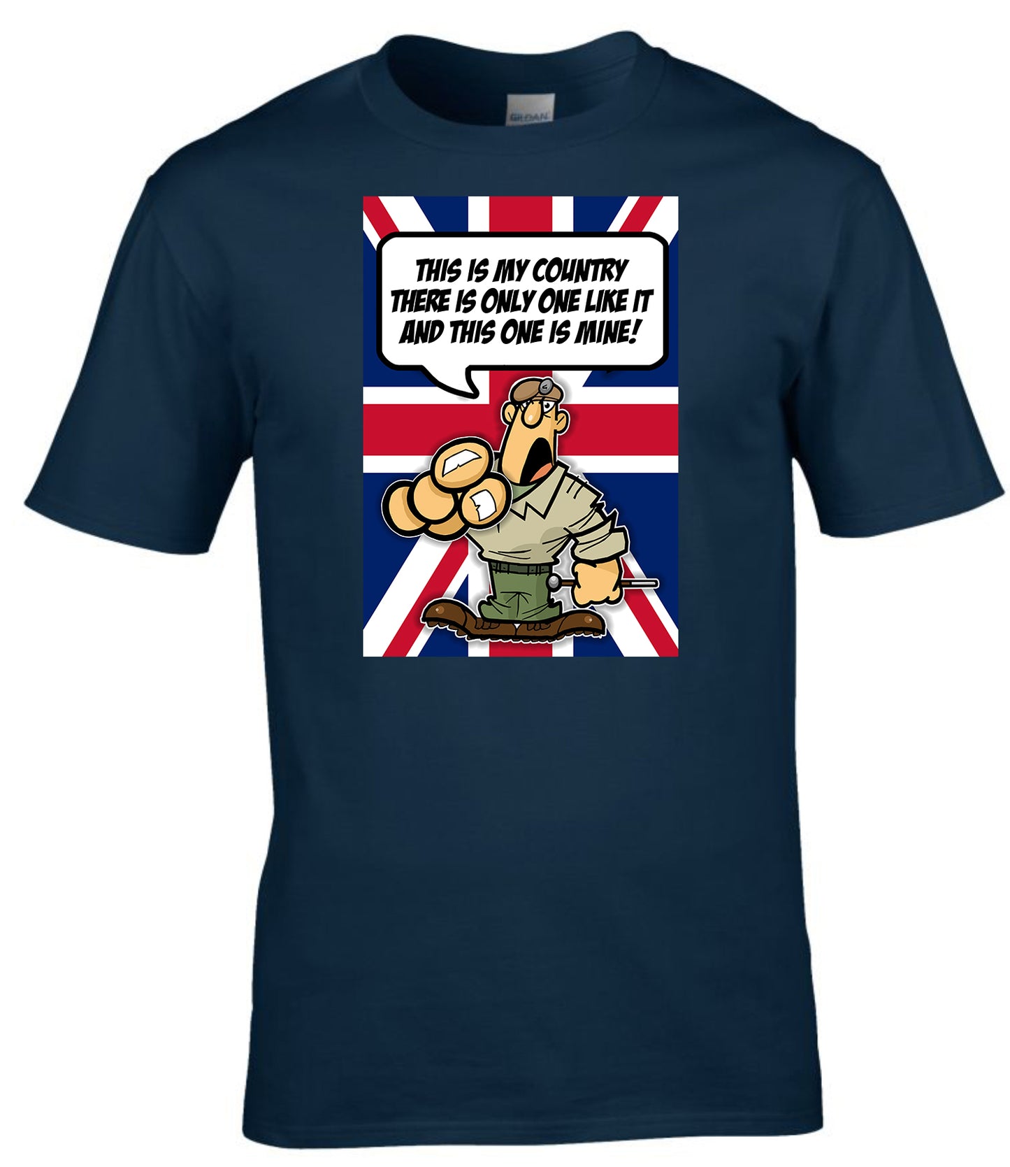“This Is My Country” T-Shirt British Army Patriotic Humour Tee UK