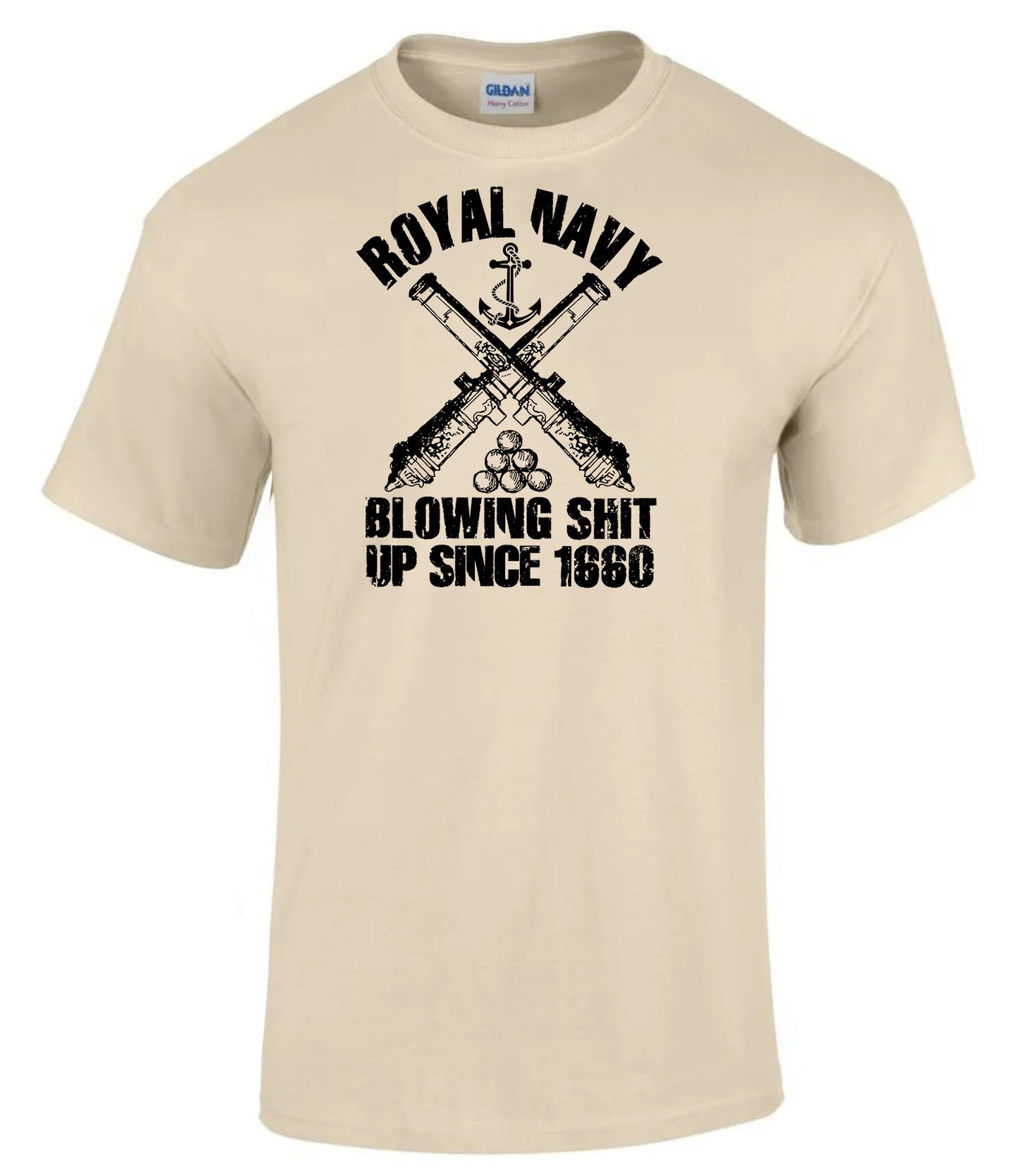 Royal Navy “Blowing Sh*t Up Since 1660” T-Shirt Navy Humour Tee