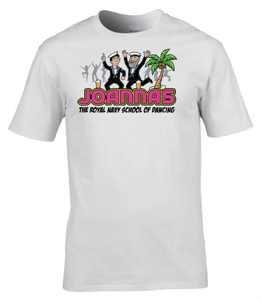 Joannas Royal Navy T-Shirt Royal Navy School of Dancing Humour Tee UK