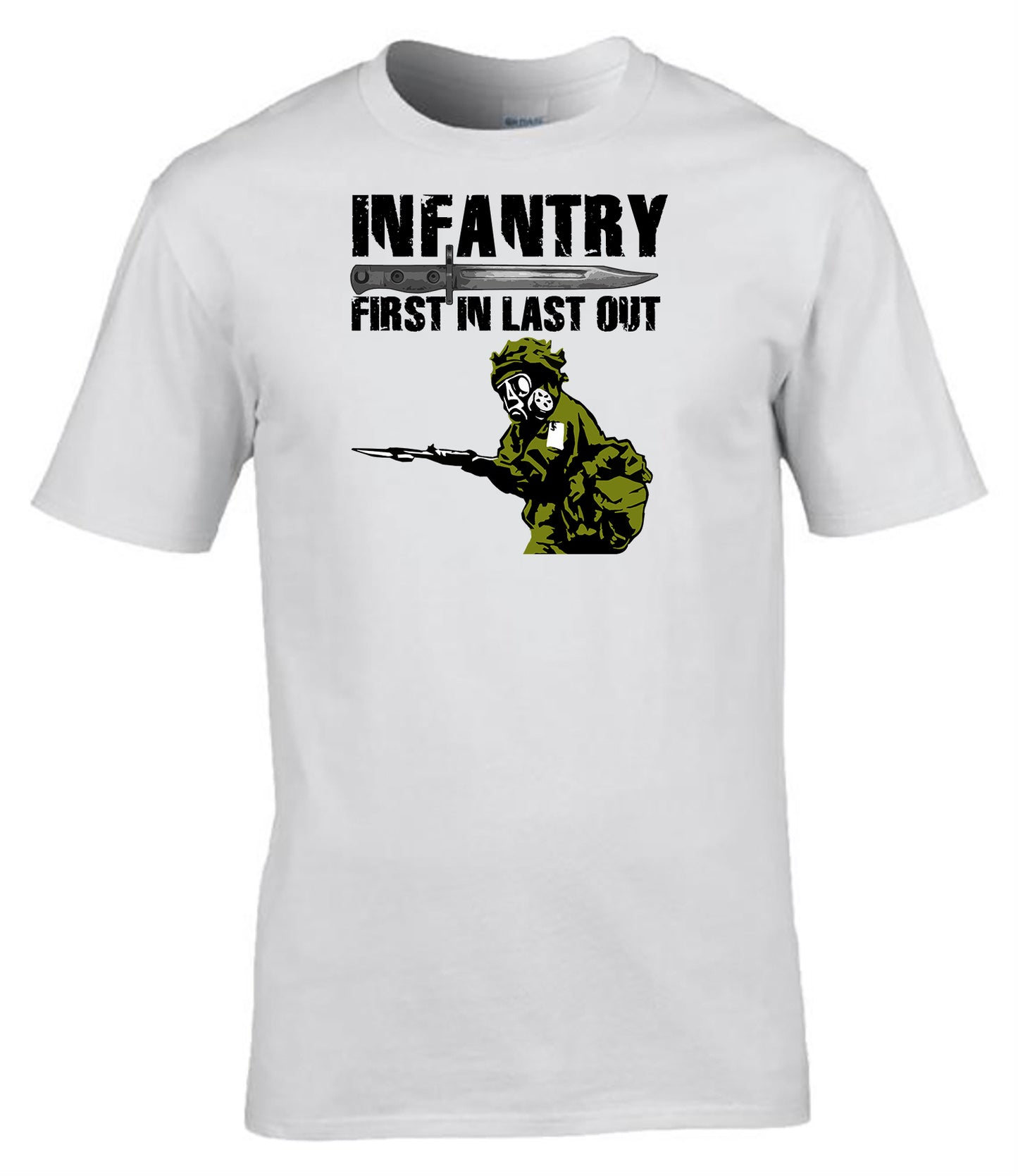 Infantry “First In Last Out” T-Shirt British Army Infantry Tee