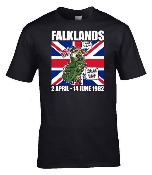 Falklands War Remembrance T-Shirt Lest We Forget