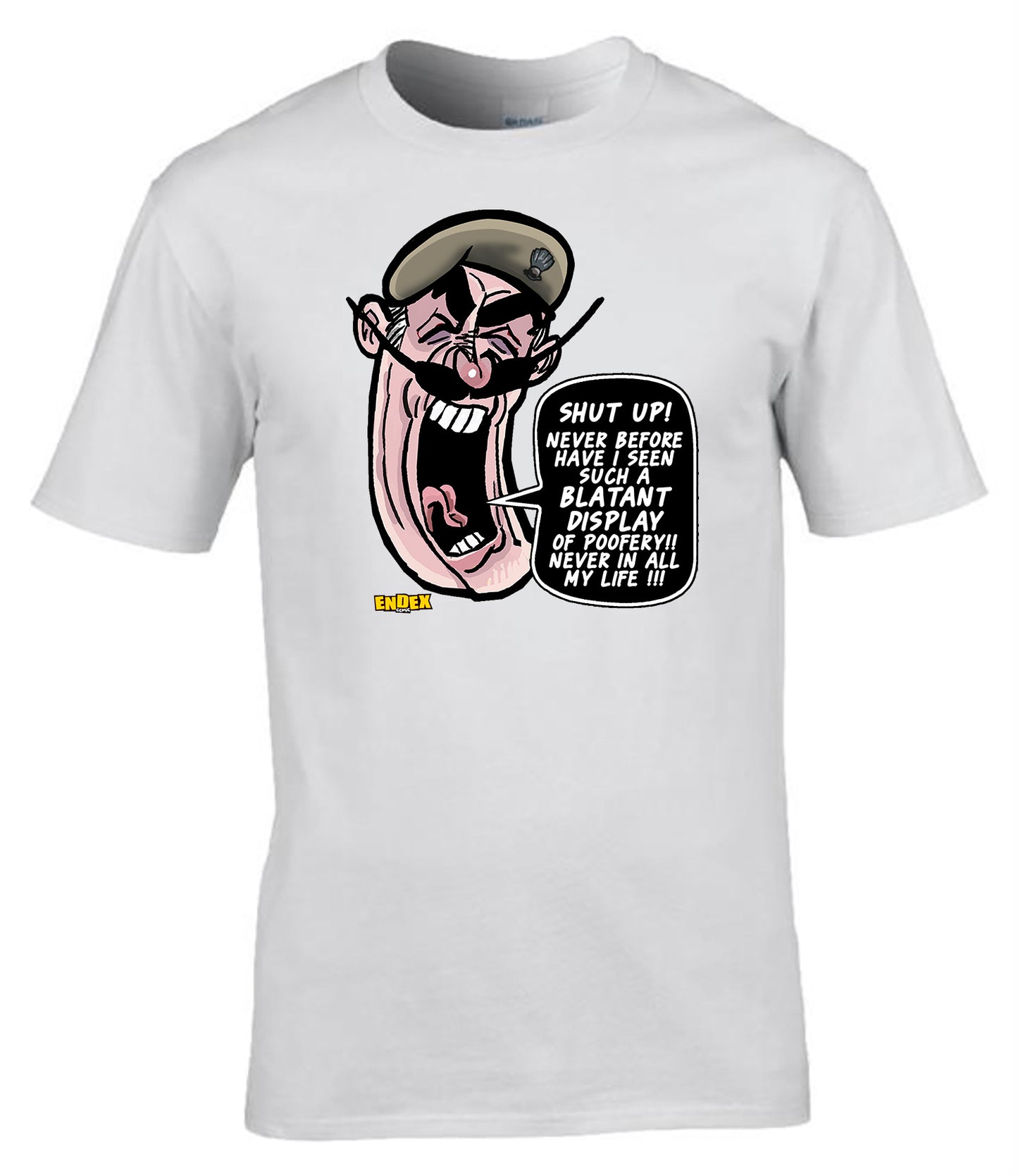 'Shut Up Never Before' T-Shirt Classic British Comedy
