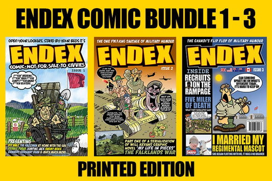 ENDEX Comic Bundle Issues 1–3 (Printed Edition) Veteran Created