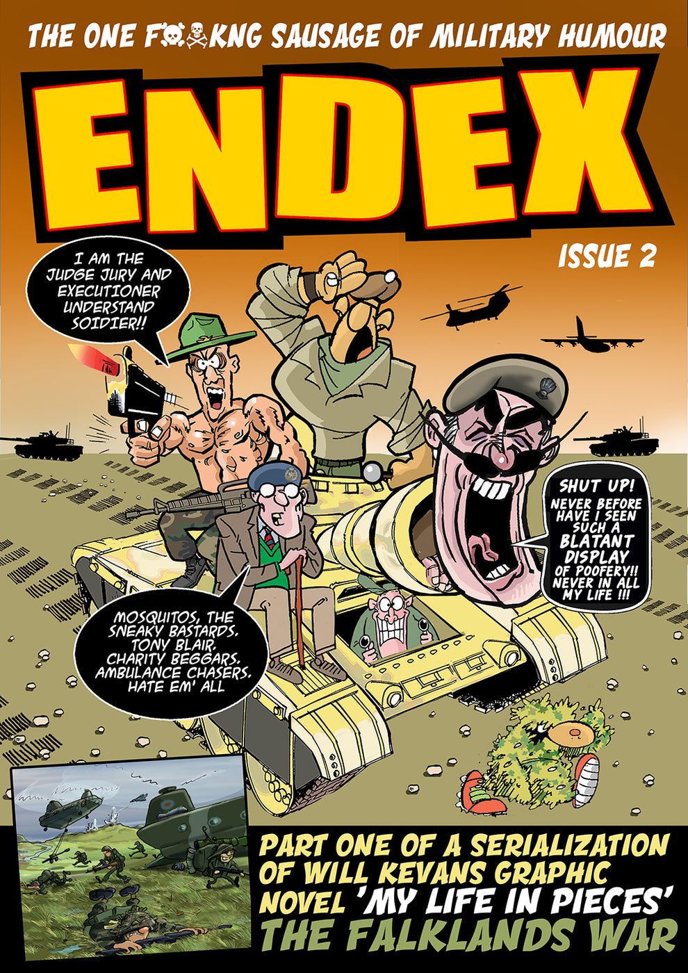 Endex Comic Bundle Issue 2–4 (PRINT EDITION) – Physical Military Comic Book Bundle UK