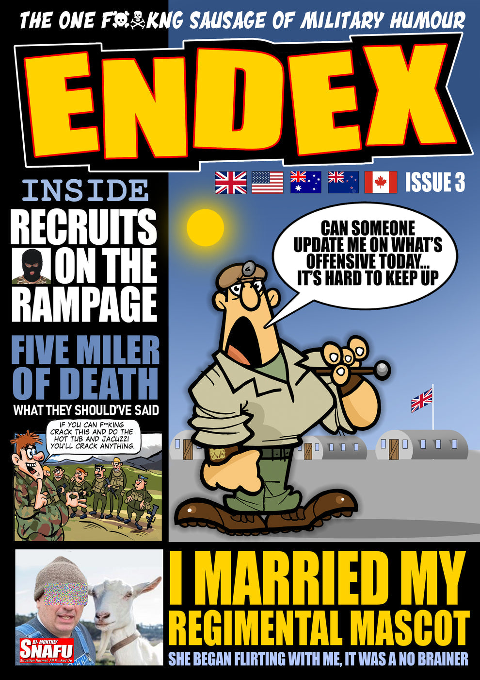Endex Comic Bundle Issue 2–4 (PRINT EDITION) – Physical Military Comic Book Bundle UK