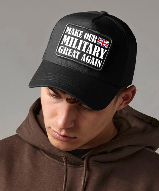 Make Our Military Great Again Cap, Removable Patch Military Hat Veteran Gift