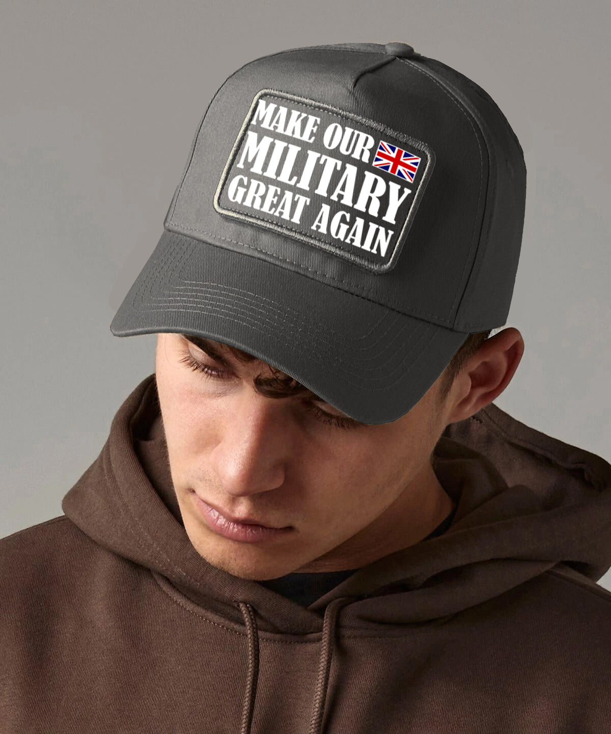 Make Our Military Great Again Cap, Removable Patch Military Hat Veteran Gift